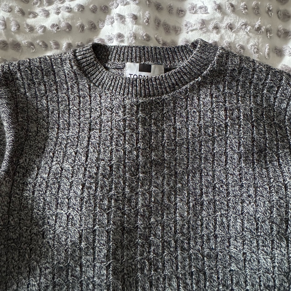 Topman Topshop  grey sweater knitted